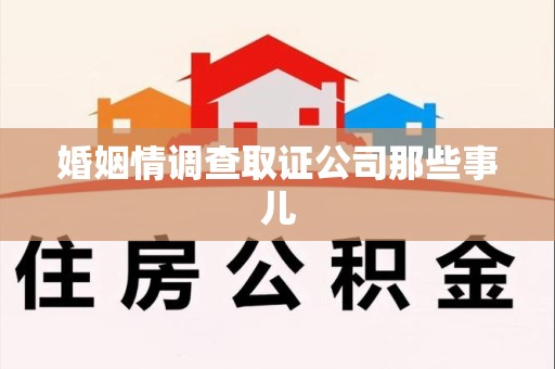 平和婚姻情调查取证公司那些事儿