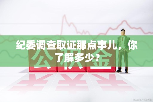 平和纪委调查取证那点事儿，你了解多少？