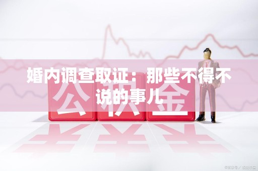 平和婚内调查取证：那些不得不说的事儿