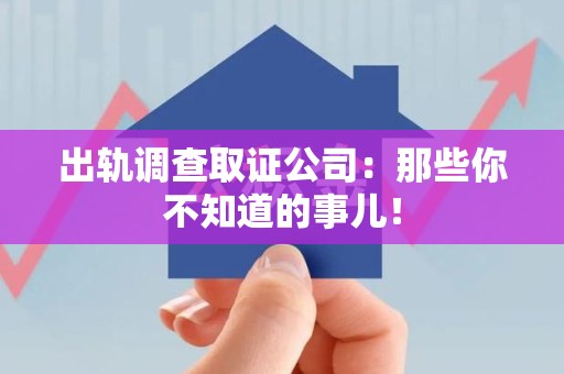平和出轨调查取证公司：那些你不知道的事儿！