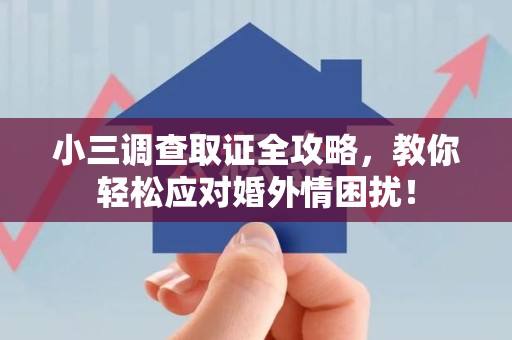 平和小三调查取证全攻略，教你轻松应对婚外情困扰！